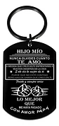 Llavero Regalo Hijo Hombre Niños + Bolsa Terciopelo Joyas - Miniatura 2