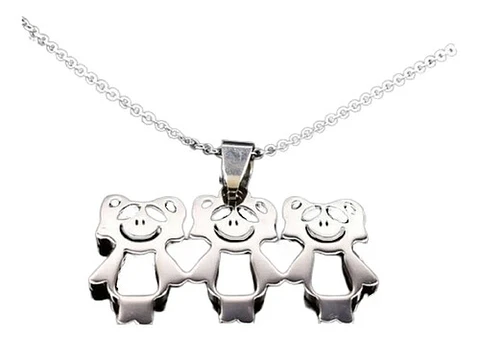 Cadena Colgante Regalo Familia Hijos(as) Niños Más Diseños 