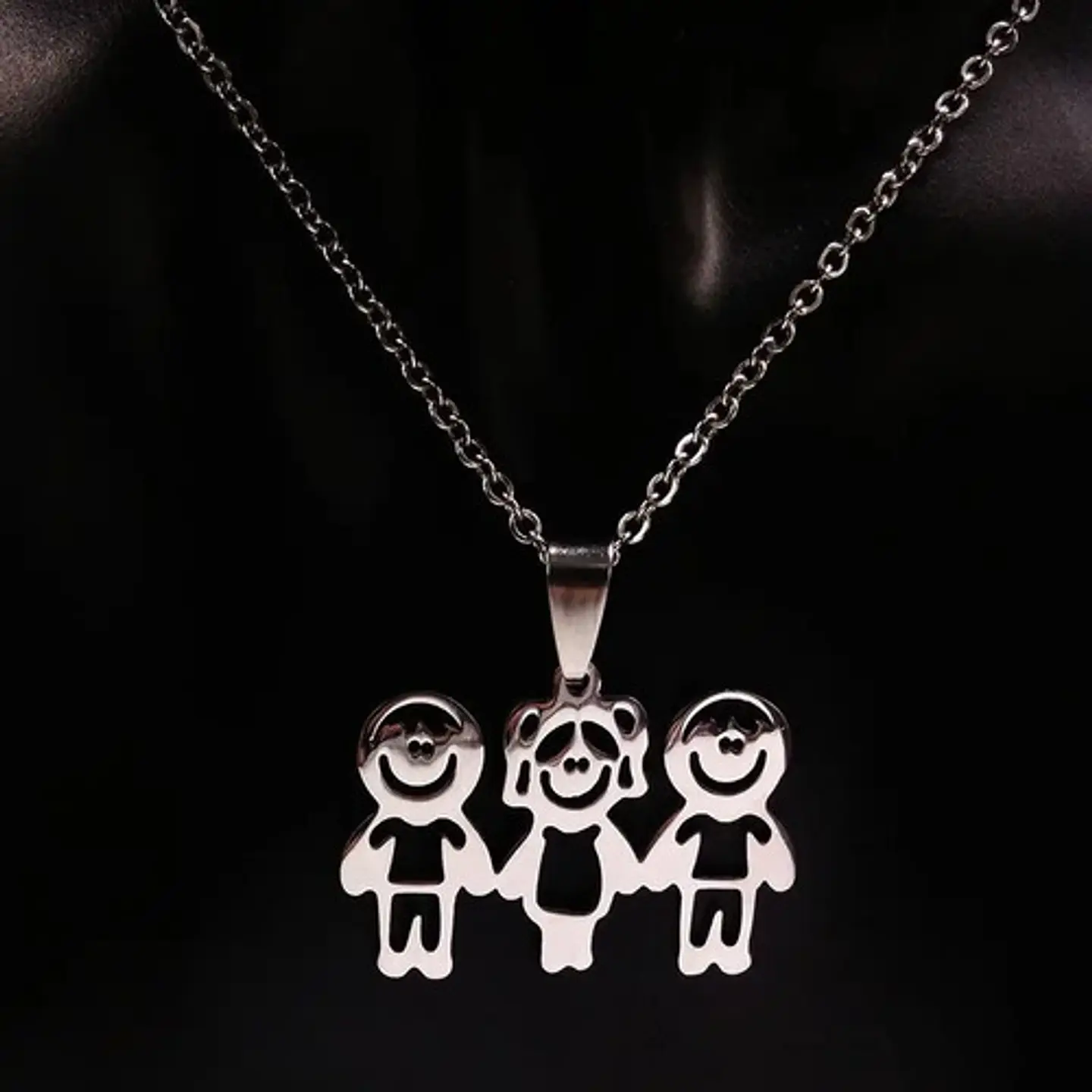 Cadena Colgante Regalo Familia Hijos(as) Niños Más Diseños  2