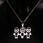Cadena Colgante Regalo Familia Hijos(as) Niños Más Diseños  - Miniatura 2