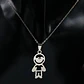 Cadena Colgante Regalo Familia Hijos(as) Niños Más Diseños  - Miniatura 3