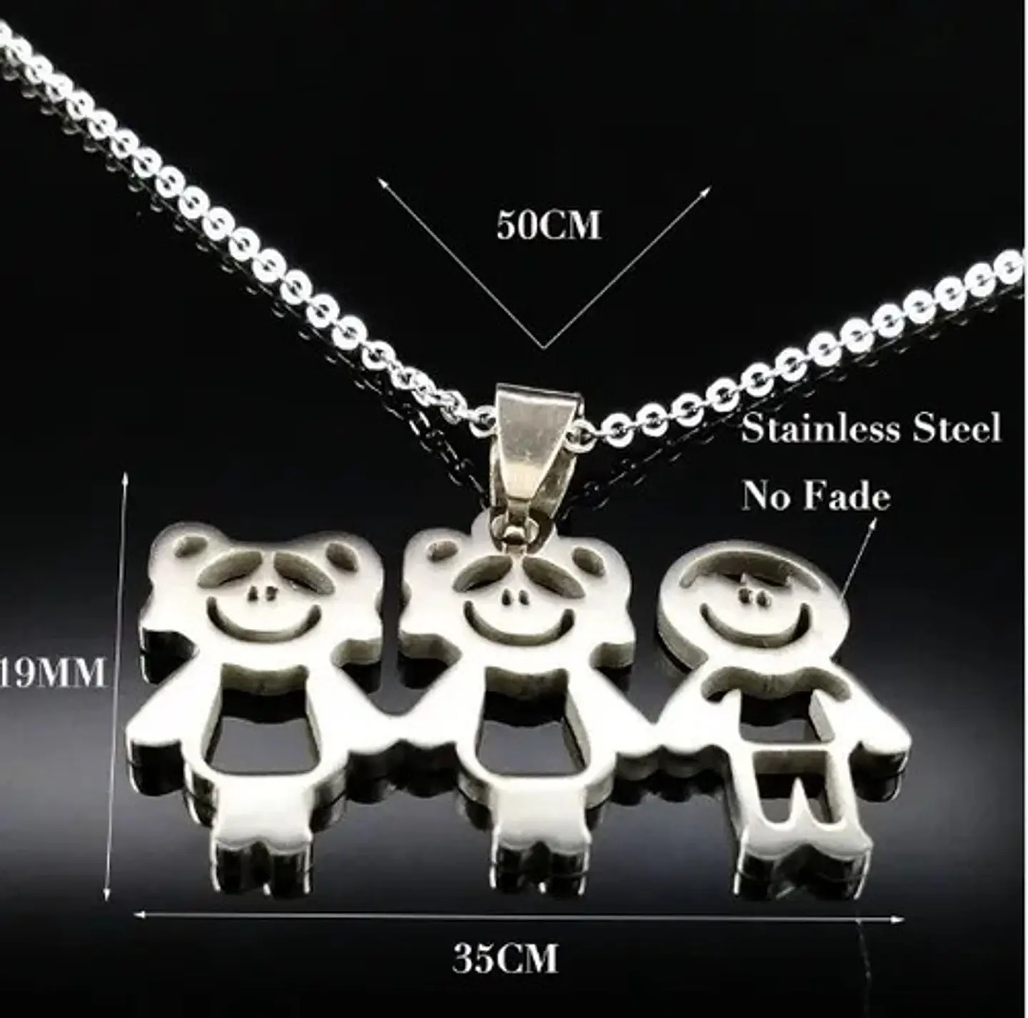 Cadena Colgante Regalo Familia Hijos(as) Niños Más Diseños  5