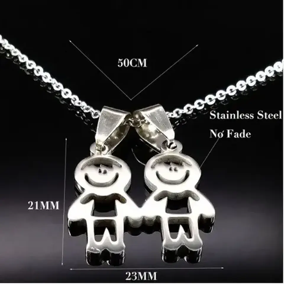Cadena Colgante Regalo Familia Hijos(as) Niños Más Diseños  6
