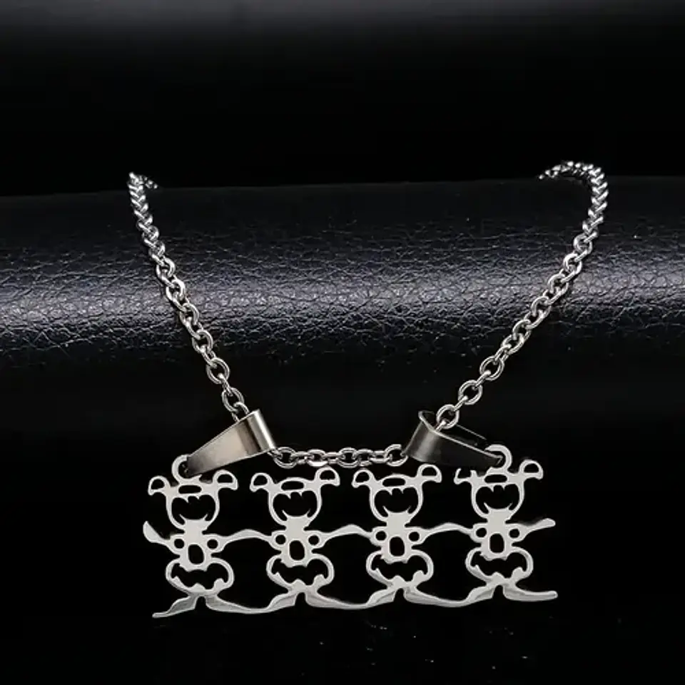 Cadena Colgante Regalo Familia Hijos(as) Niños Más Diseños  9