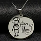 Cadena Colgante Mamá Te Quiero + Globo Metálico Caja Regalo - Miniatura 2