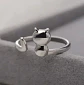 Anillo Gato Ajustable + Caja Regalo Joyas - Miniatura 3
