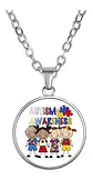 Collar Autismo Tea + Caja Regalo Joyas - Miniatura 1