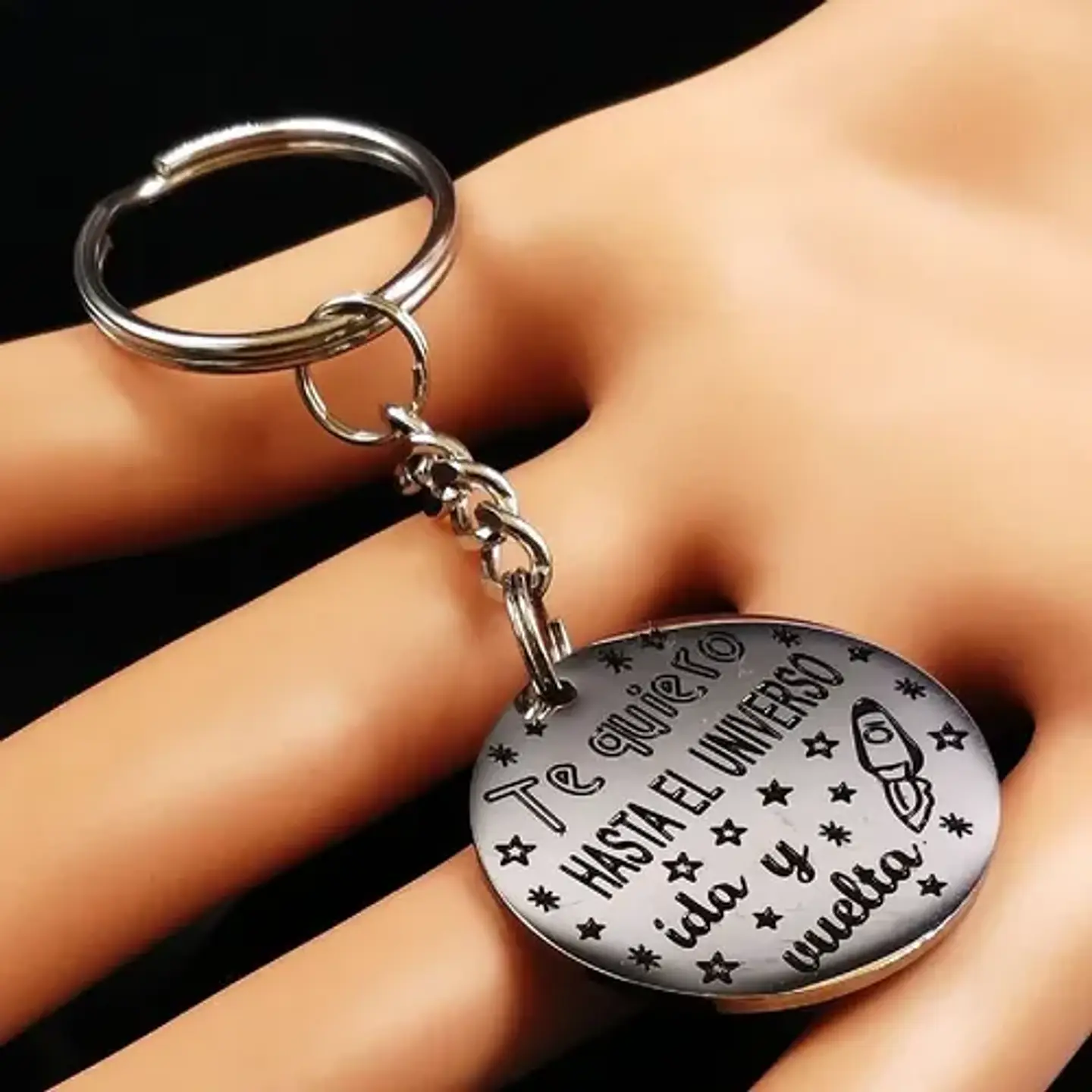 Llavero Regalo San Valentín Amigos Mamá Papá + Bolsa Joyas 4