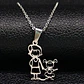 Collar Familia Mamá Hijos Varios Diseños + Caja Regalo - Miniatura 4