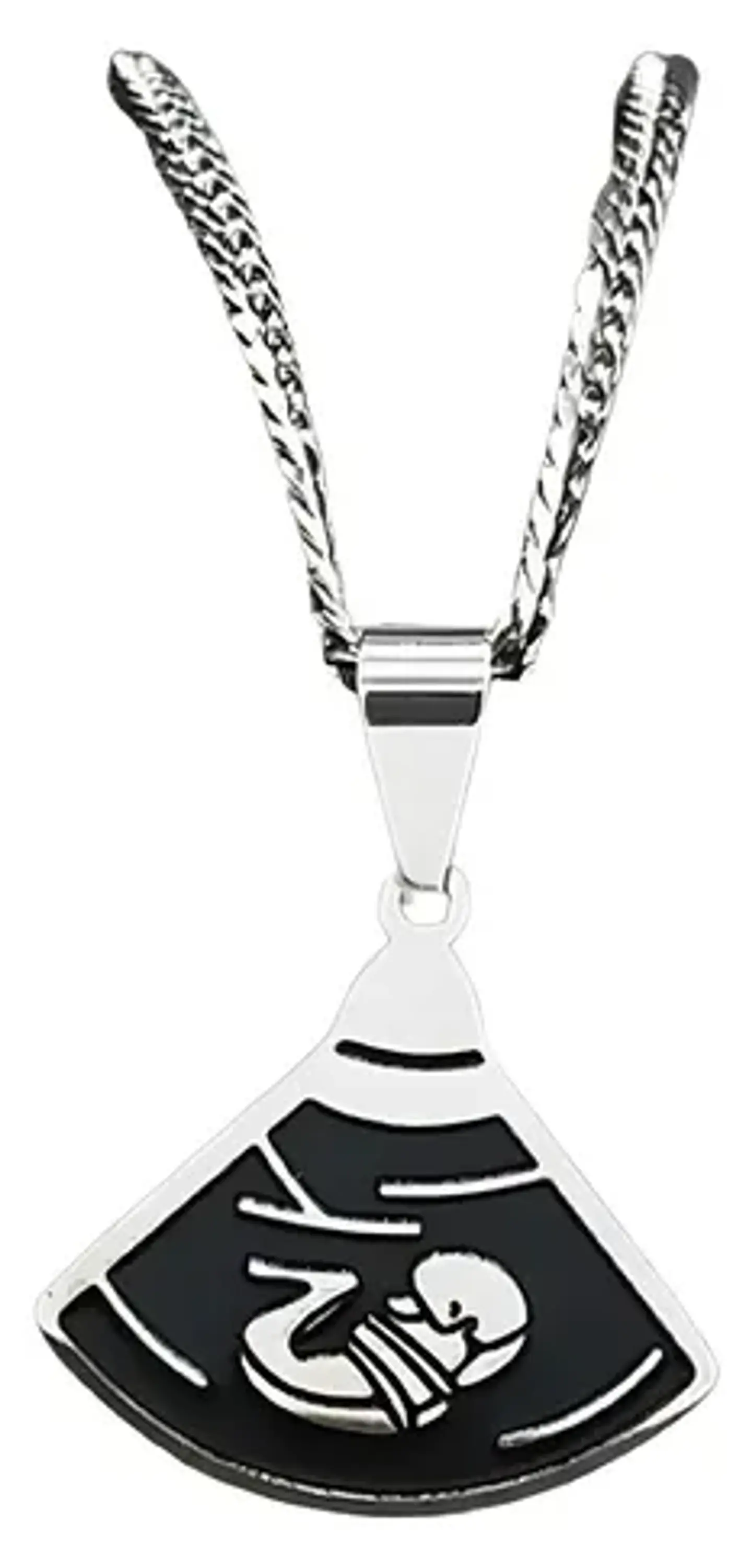 Collar Ecografía Bebé Embarazo Padres + Caja Regalo Joyas 1