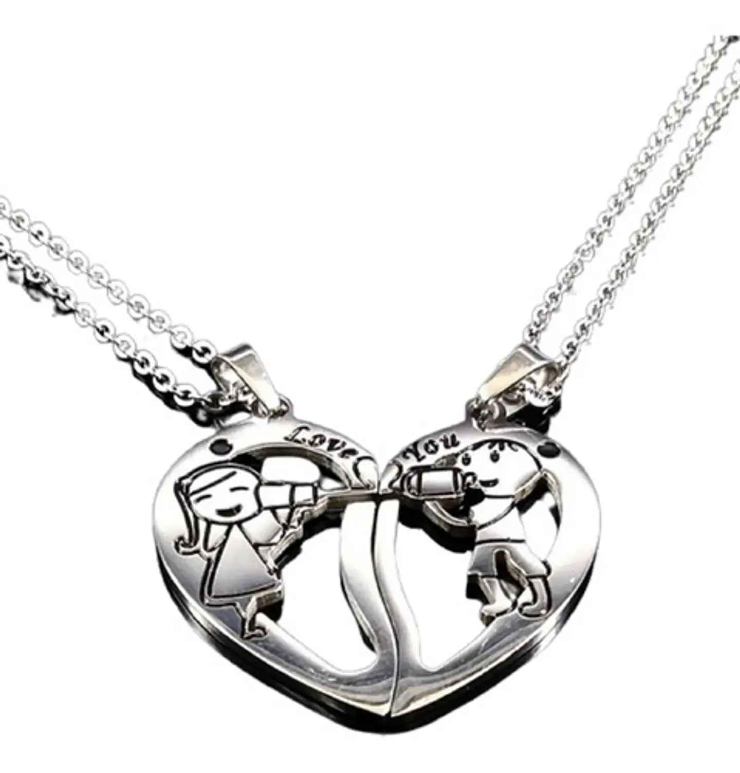 Cadenas Y Colgantes Corazón Regalo San Valentin Enamorados  1