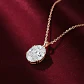 Collar Cristal Blanco Circonita Mujer + Bolsa Regalo Joyas - Miniatura 3