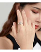 Anillo Plata 925 Ajustable Abrazo Amor Joyas Regalo Mujer - Miniatura 6