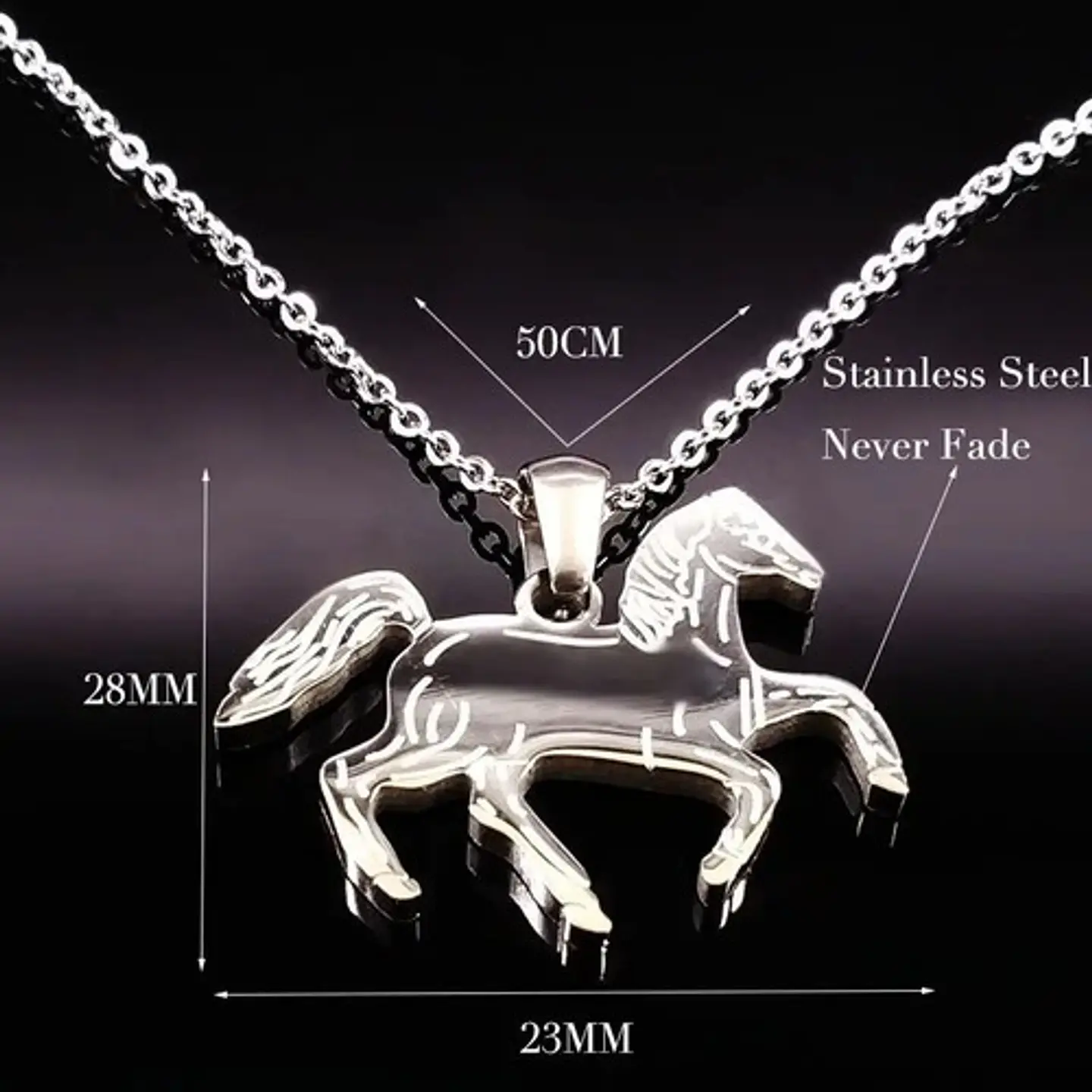 Collar Caballo Herradura Equinoterapia + Caja Regalo Joyas 6