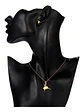 Conjunto Bailarina Ballet Cadena Colgante Aros + Caja Regalo - Miniatura 2