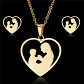 Conjunto Joyas Madre Hijo Regalo + Caja Y Globo Metálico  - Miniatura 3