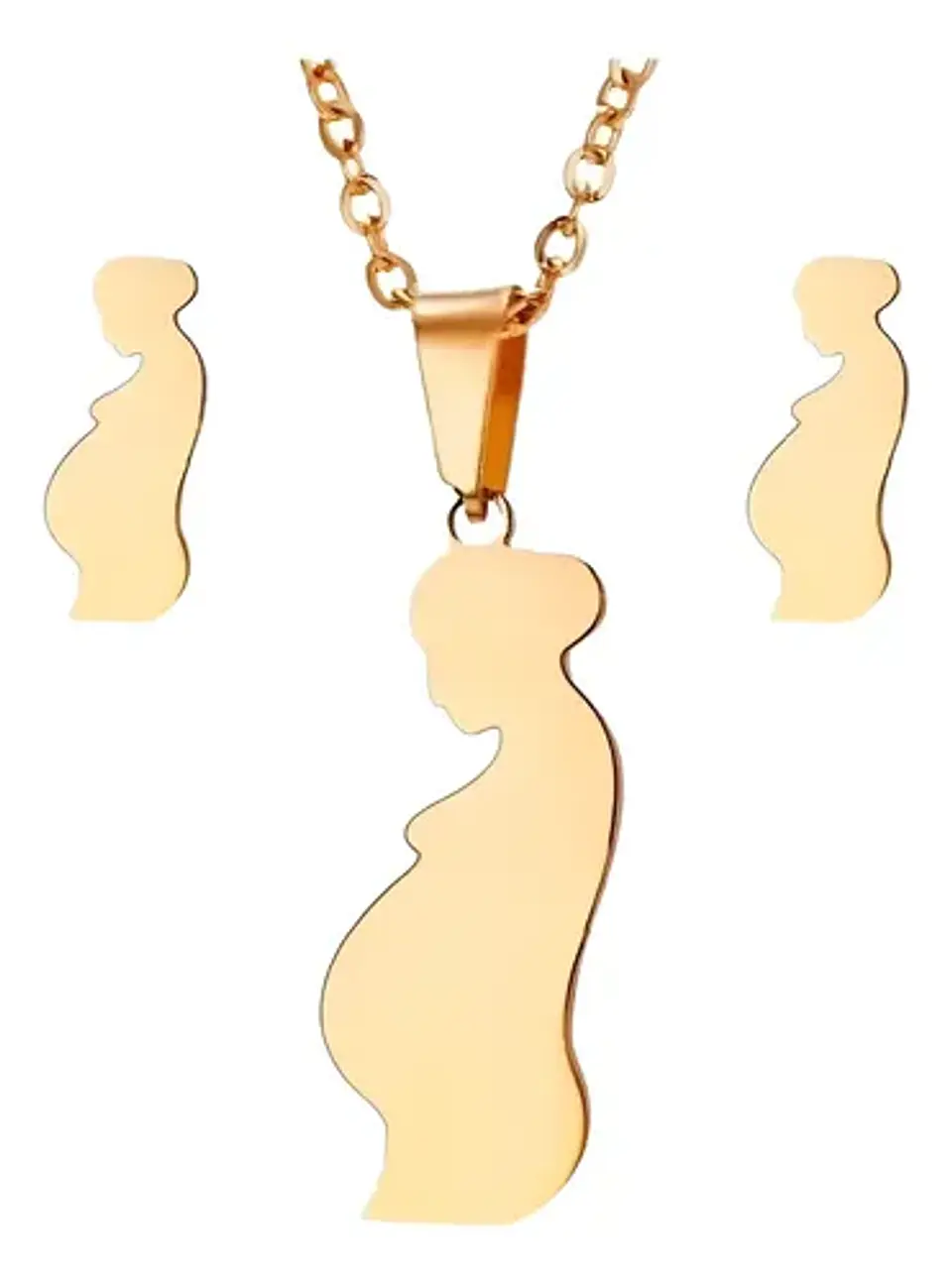 Conjunto Joyas Madre Hijo Regalo + Caja Y Globo Metálico  16