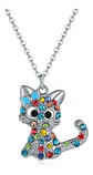 Collar Gato Colores + Caja Joyas Regalo Niña Mujer - Miniatura 4