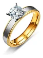 Anillos Compromiso Matrimonio Novios +caja Terciopelo Regalo - Miniatura 2