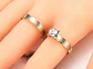 Anillos Compromiso Matrimonio Novios +caja Terciopelo Regalo - Miniatura 5