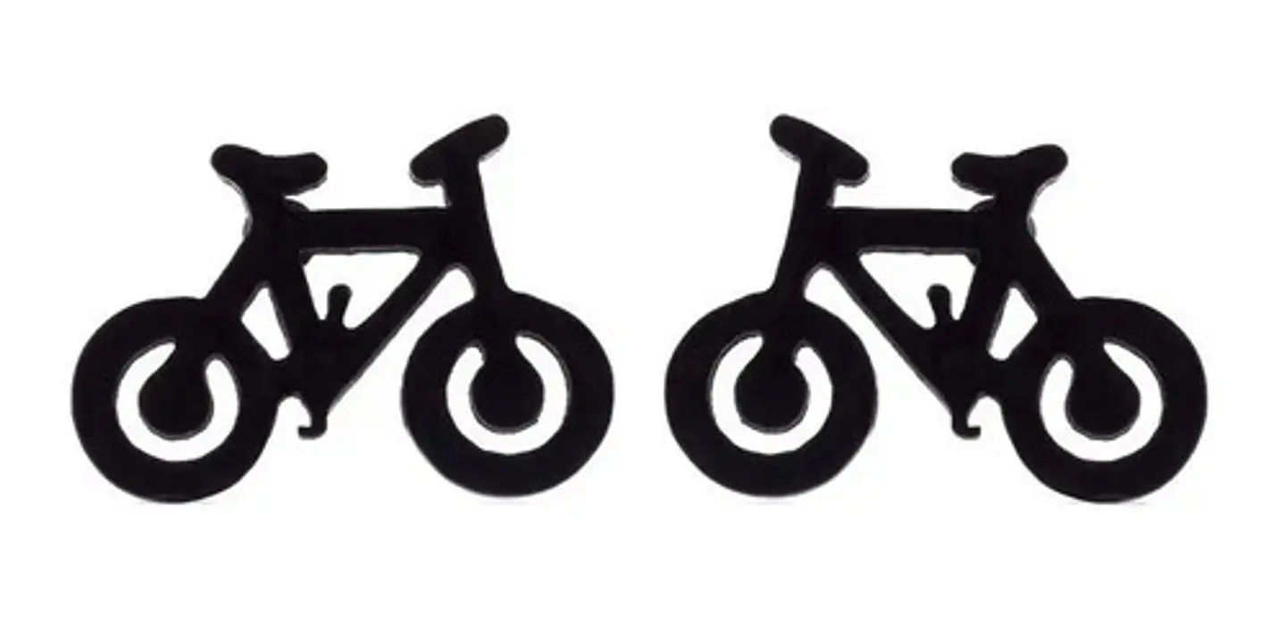 Aros Bicicleta Regalo Mujer Niña Hombre Niño + Bolsa Joyas 1