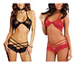 Conjunto Encaje Lencería Sexy Erótica - Miniatura 1