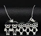 Cadena Colgante Familia Hijos(as) Niños Nietos + Caja Regalo - Miniatura 2