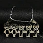 Cadena Colgante Familia Hijos(as) Niños Nietos + Caja Regalo - Miniatura 4