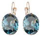 Aros Cristal Azul Circonita Mujer + Bolsa Regalo Joyas - Miniatura 1
