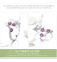 Conjunto Plata 925 Anillo Aros Flor Rosa Joyas Regalo Mujer - Miniatura 8