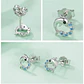 Aros Plata 925 Delfín Circones Joyas Regalo Mujer Niña - Miniatura 3
