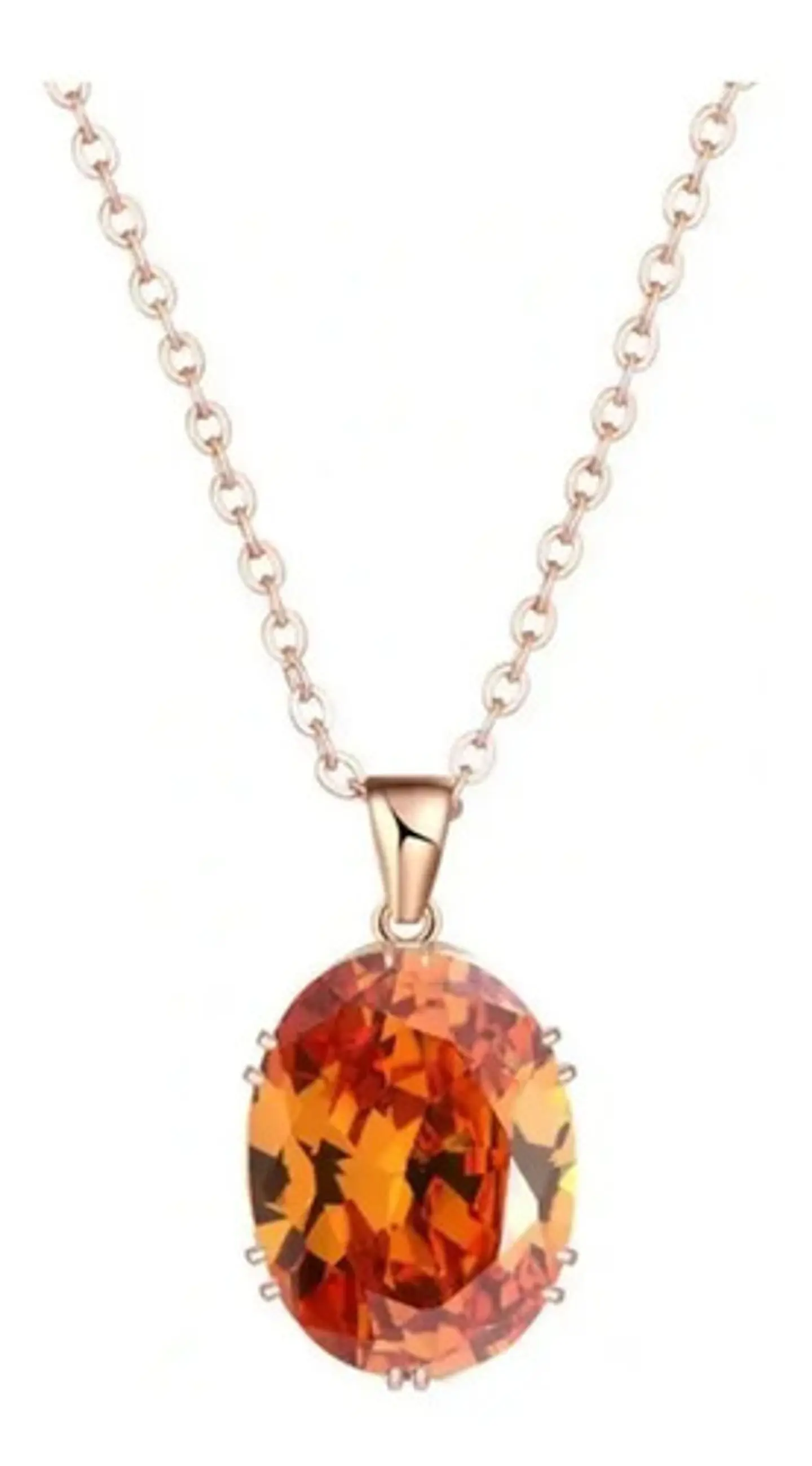 Collar Cristal Champagne Circonita Mujer + Bolsa Regalo Joya 1