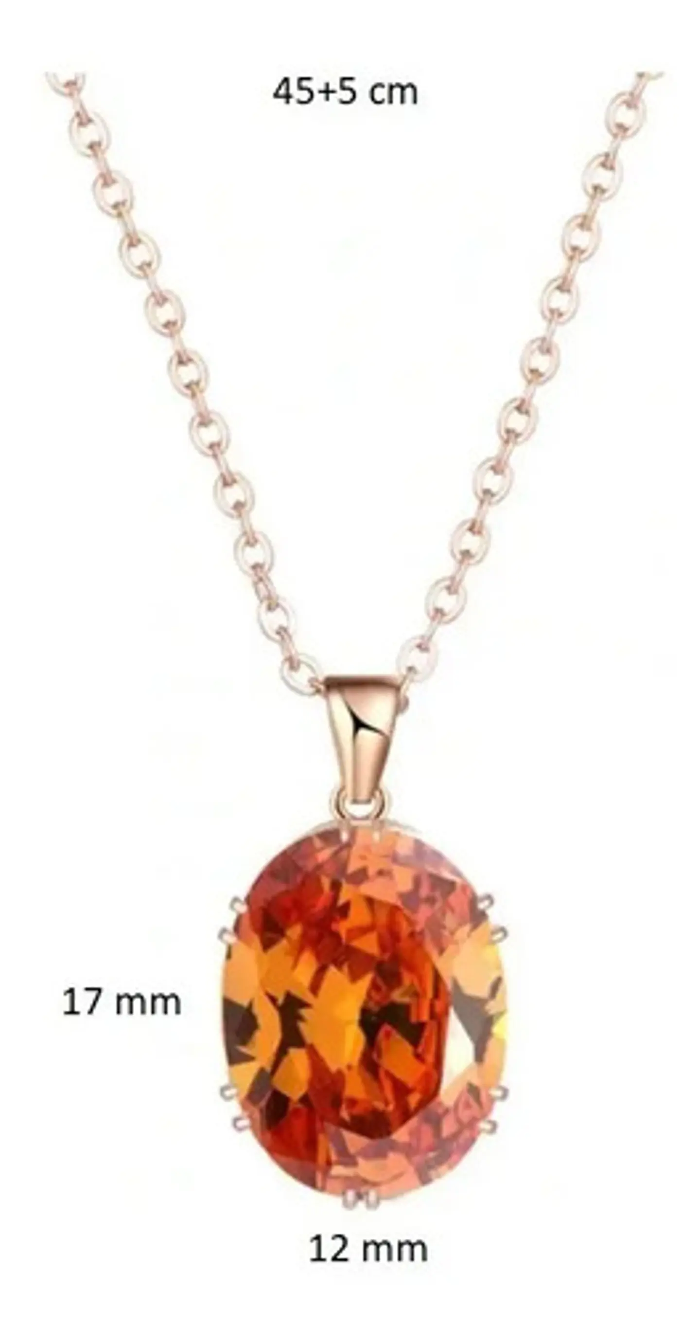 Collar Cristal Champagne Circonita Mujer + Bolsa Regalo Joya 2