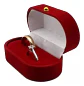 Anillos Compromiso Ajustables + Caja Regalo Joyas A107 - Miniatura 3