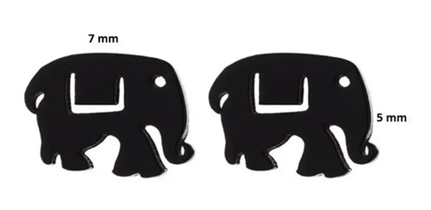 Aros Elefante Regalo Mujer Niña  + Bolsa Joyas 2