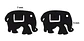 Aros Elefante Regalo Mujer Niña  + Bolsa Joyas - Miniatura 2