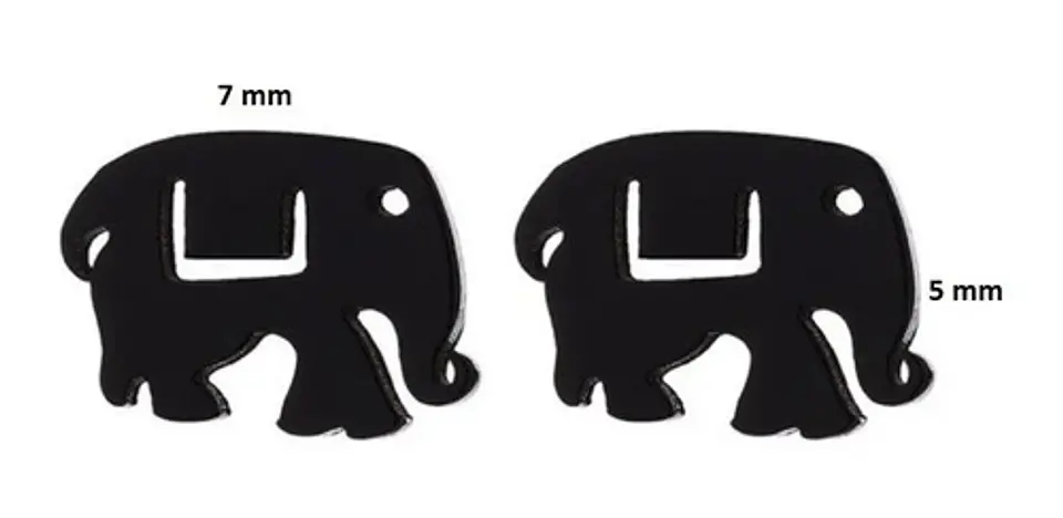 Aros Elefante Regalo Mujer Niña  + Bolsa Joyas 2