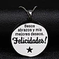 Collar Felicidades Amigos Hijos Nietos + Caja Regalo Joyas - Miniatura 2