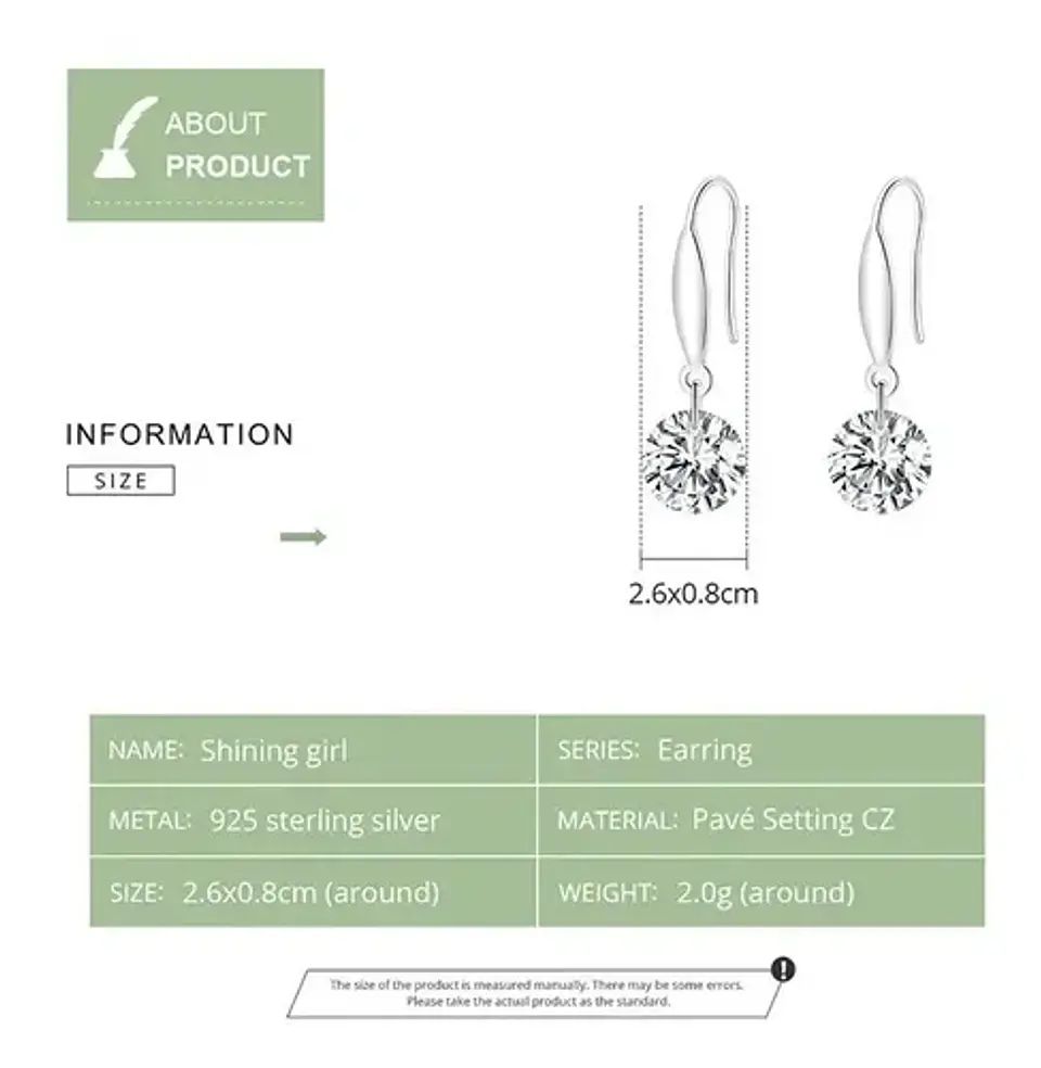 Aros Plata 925 Circones Pendientes Joyas Regalo Mujer 3