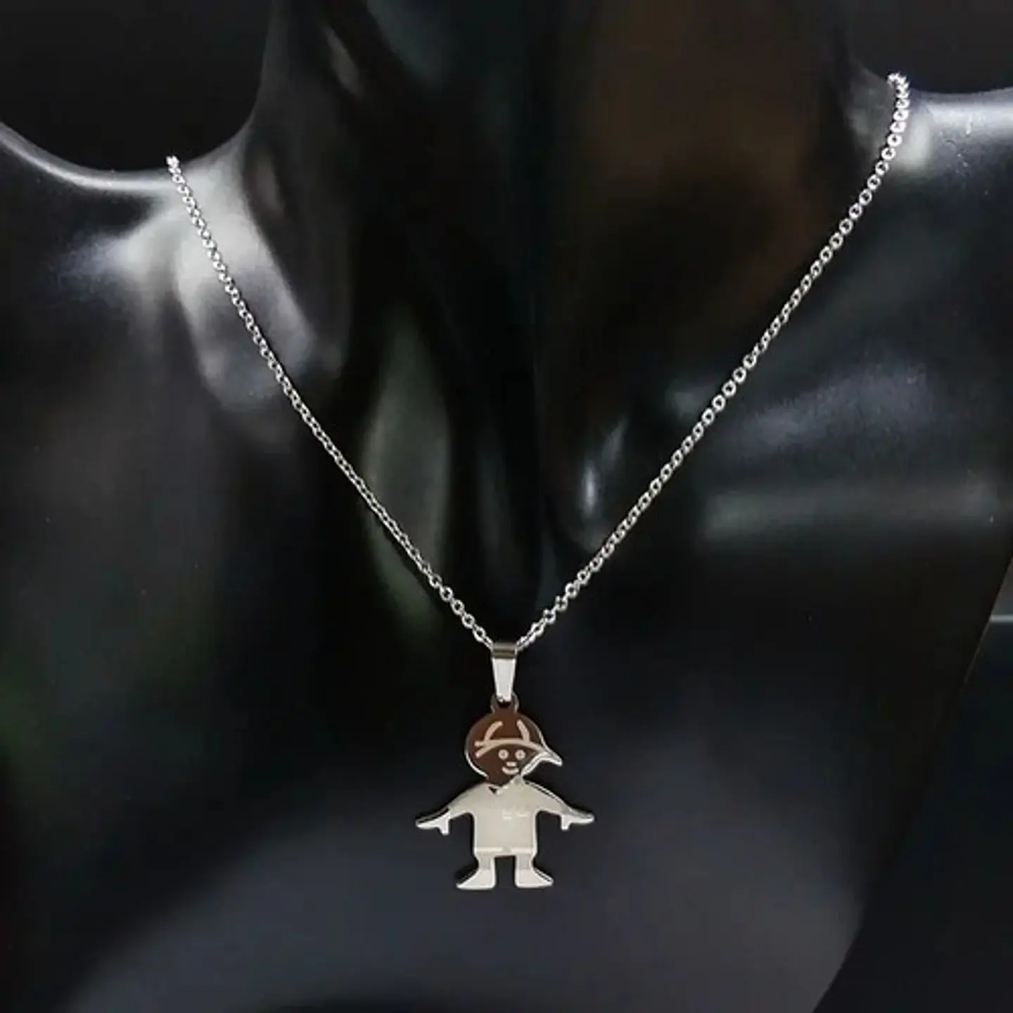 Cadena Y Colgante Familia Niño Niña Hijo Hija + Caja Regalo 4