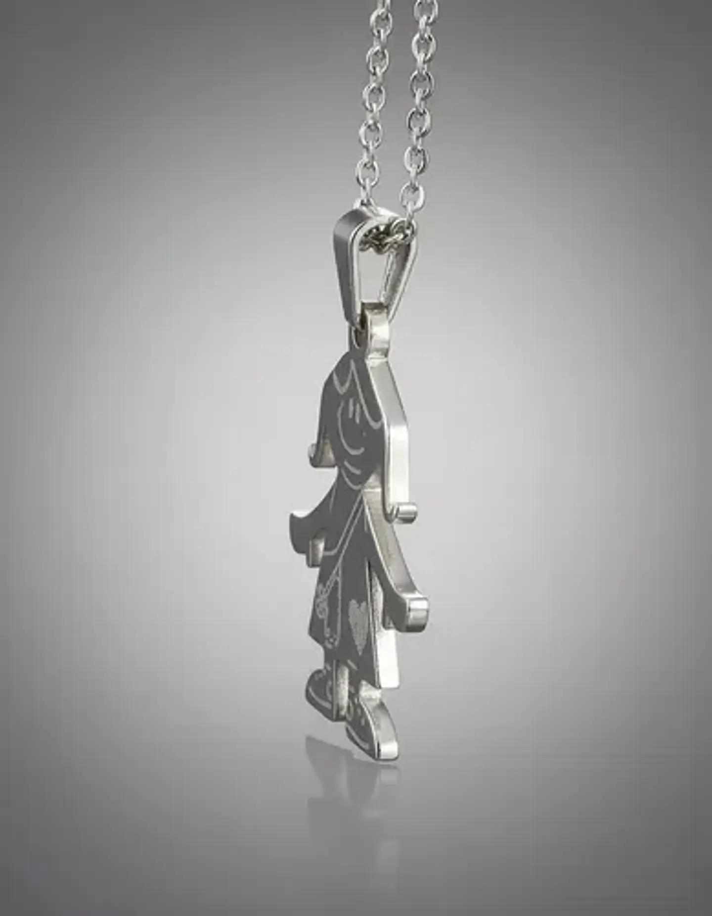 Cadena Y Colgante Familia Niño Niña Hijo Hija + Caja Regalo 10
