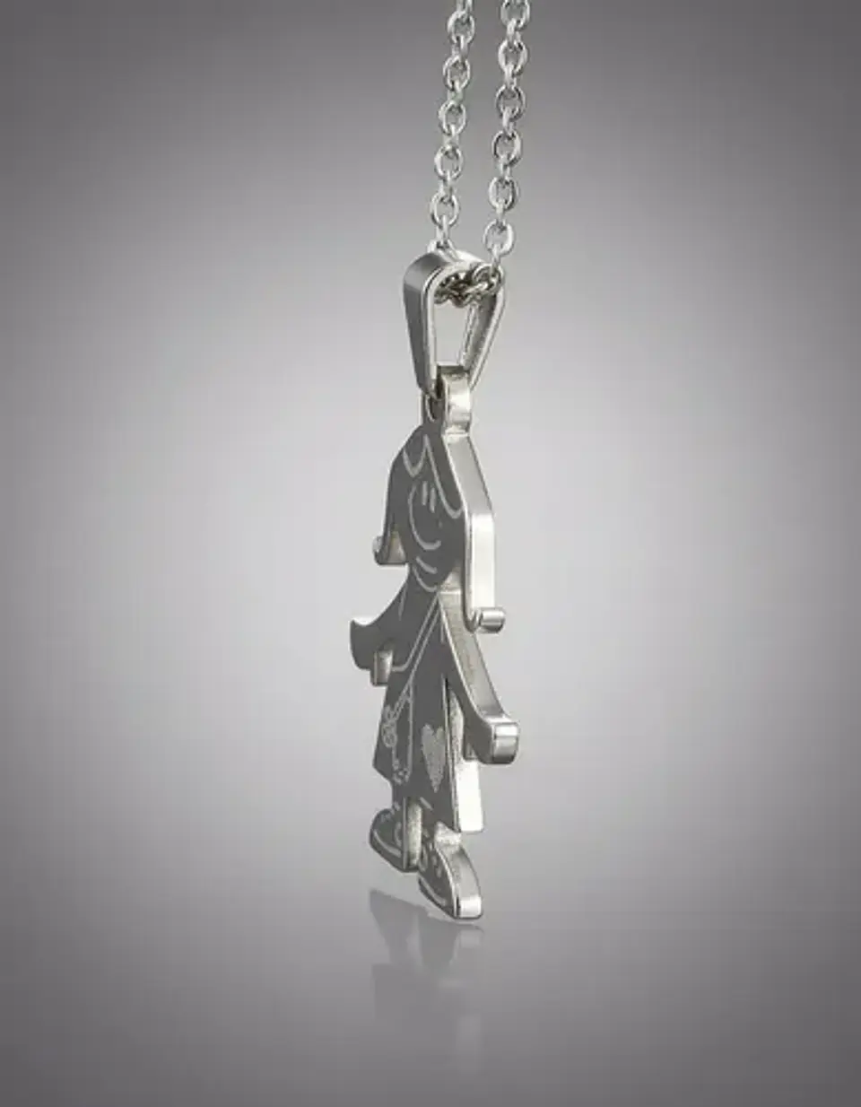 Cadena Y Colgante Familia Niño Niña Hijo Hija + Caja Regalo 10