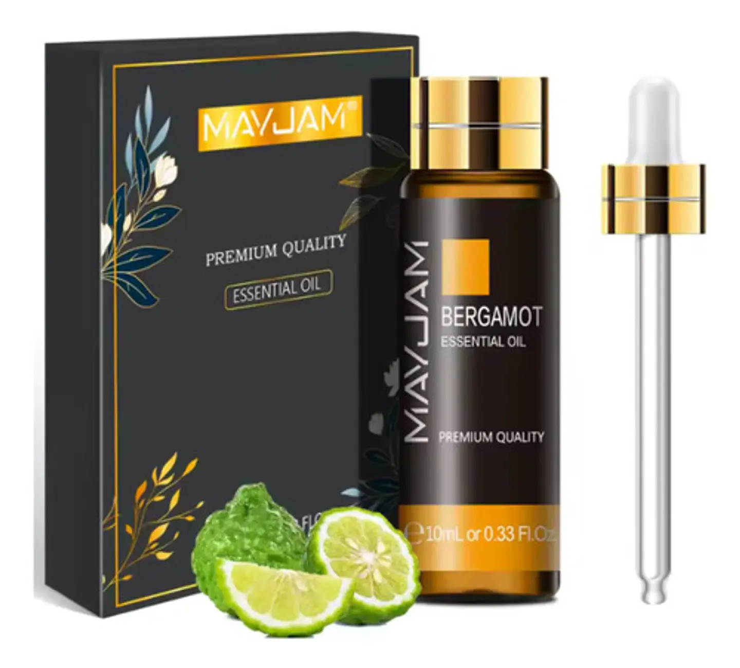 Aceite Esencial Bergamota 100% Puro Natural 10 Ml Mayjam 1