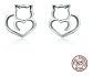 Aros Plata 925 Gato Joyas Regalo Mujer Niña - Miniatura 2
