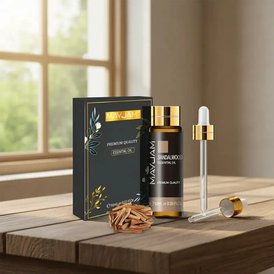 Aceite Esencial Sándalo 100% Puro Natural 10 Ml Mayjam 2