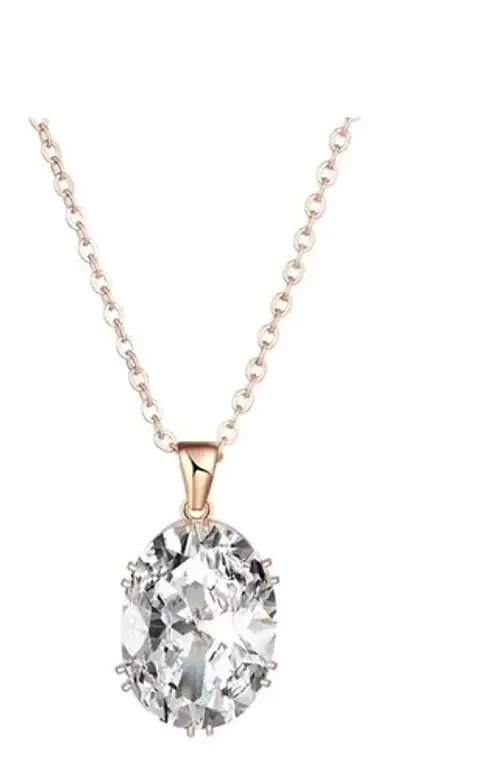Collar Cristal Circonita Mujer + Bolsa Regalo Joyas