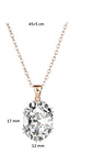 Collar Cristal Circonita Mujer + Bolsa Regalo Joyas - Miniatura 2