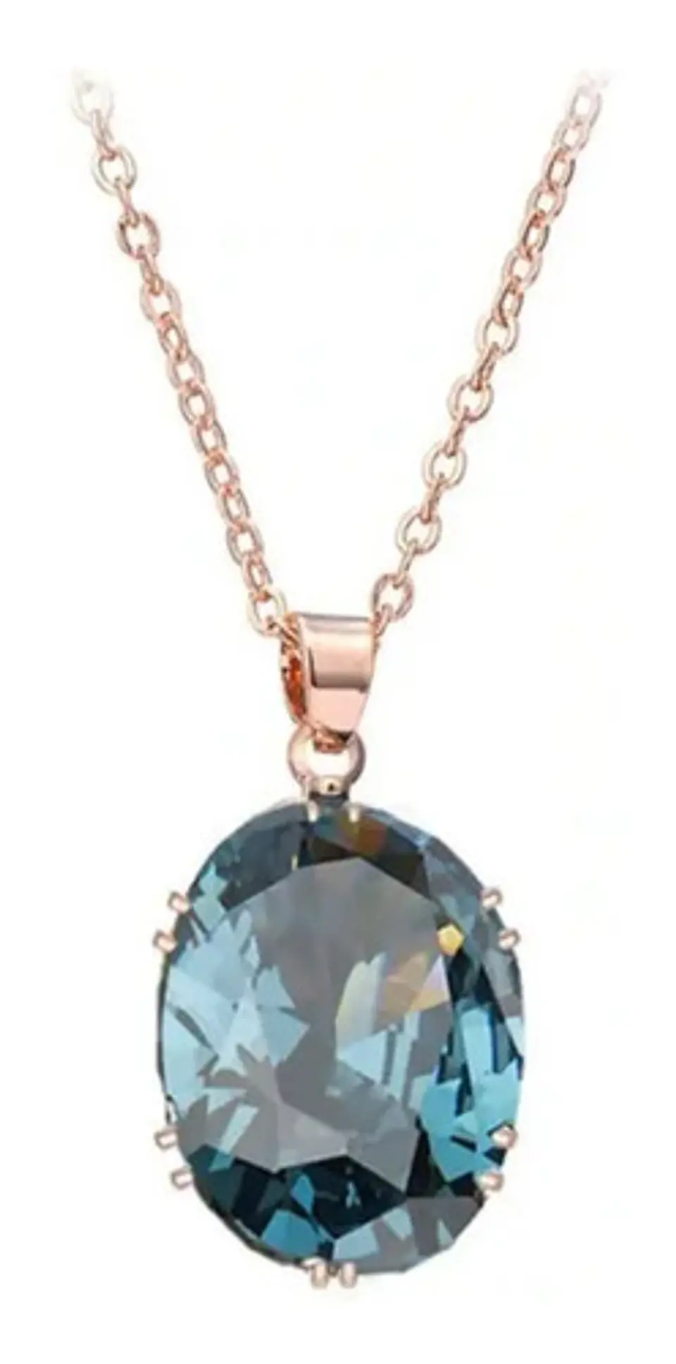 Collar Cristal Circonita Mujer + Bolsa Regalo Joyas 4