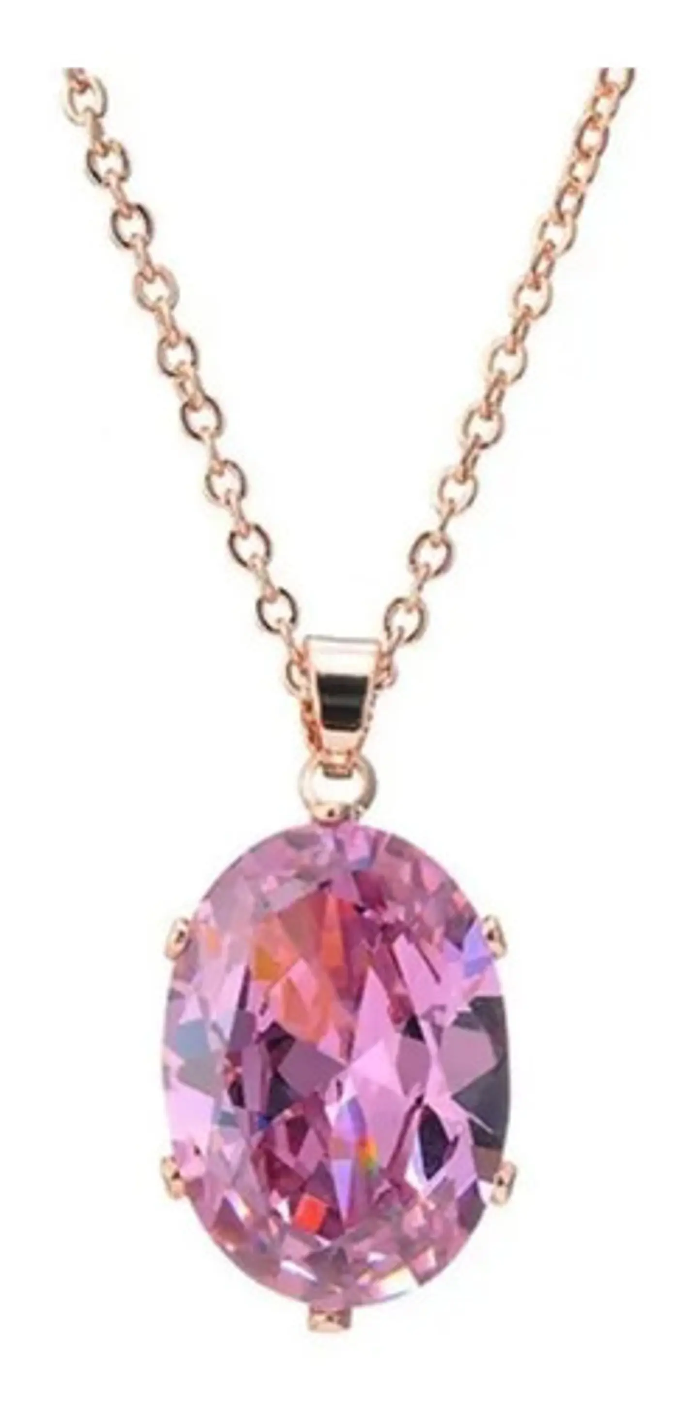 Collar Cristal Circonita Mujer + Bolsa Regalo Joyas 13