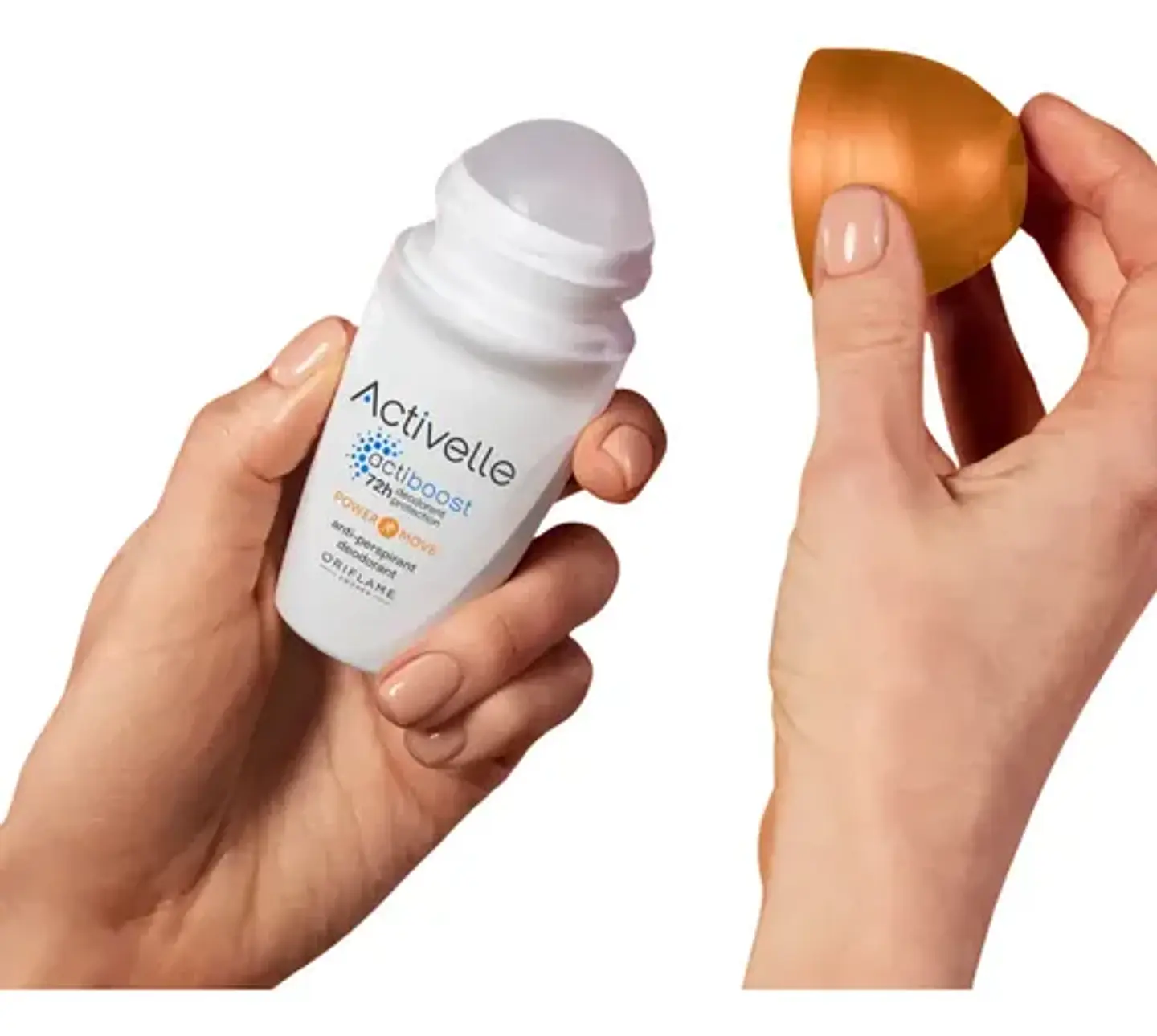 Desodorante Roll On Activelle Variedades. Oriflame Fragancia Power Move 3